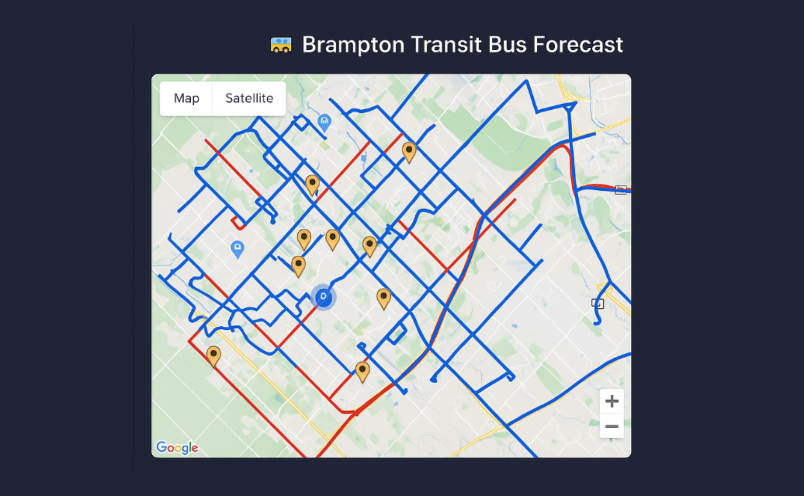 Bus Forecast - BramHacks Winner image